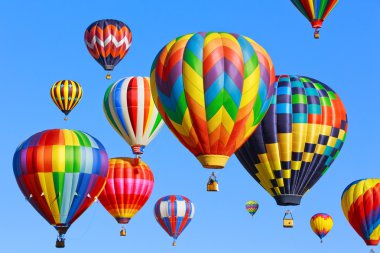 Hot air balloons clipart