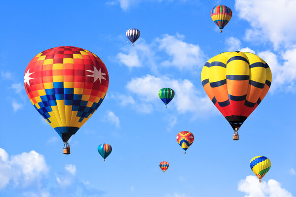 Hot air balloons