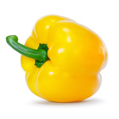 Yellow bell pepper clipart