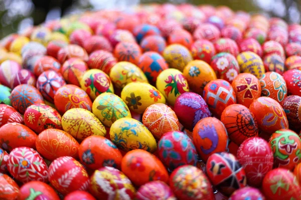 Huevos de Pascua horisontales —  Fotos de Stock