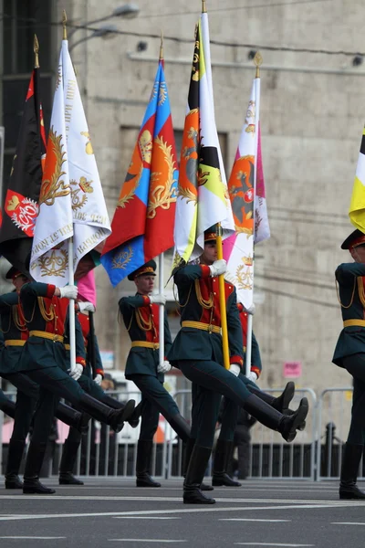 A katonai zenekar a moszkvai nemzetközi fesztivál — Stock Fotó