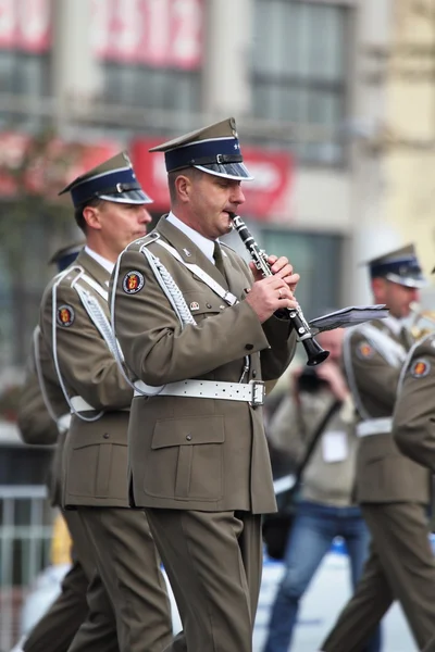 Międzynarodowy Festiwal orkiestry wojskowej w Moskwie — Zdjęcie stockowe