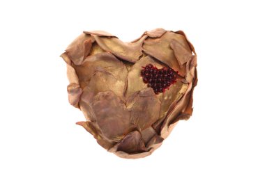 el yapımı Bronz Kaplama kalp