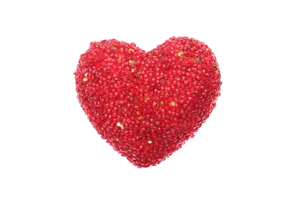 Red sparkling heart — Stock Photo, Image