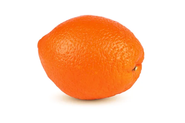 Oranžová na bílém pozadí — Stock fotografie