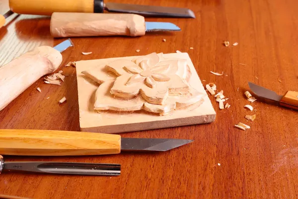 Wood carving — Stock Photo, Image