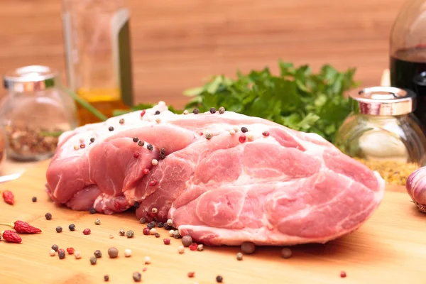 Fresh Raw Pork Chop Royalty Free Stock Images