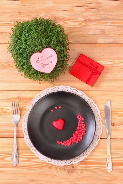 Valentine dagmenu — Zdjęcie stockowe