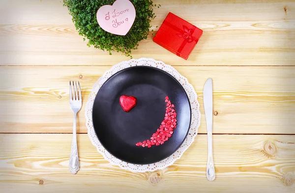 Menu di San Valentino — Foto Stock