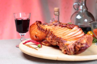 lezzetli füme kaburga