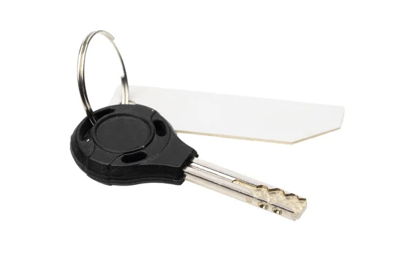 Key with a label — Stock Photo, Image