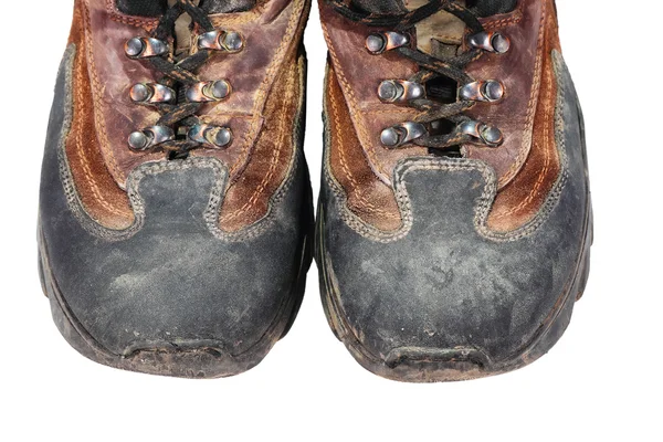旧又脏的靴子 — 图库照片