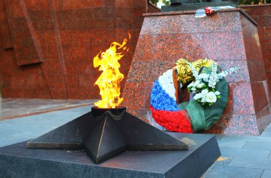 Sonsuz alev içinde ZVENIGOROD, Rusya Federasyonu