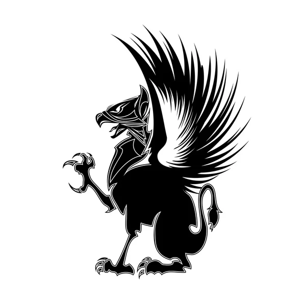 Griffin heraldik 1 Stockvektor