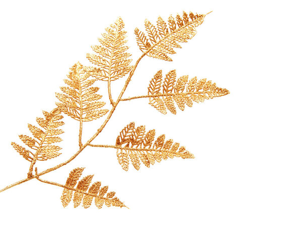 Artificial fern branch