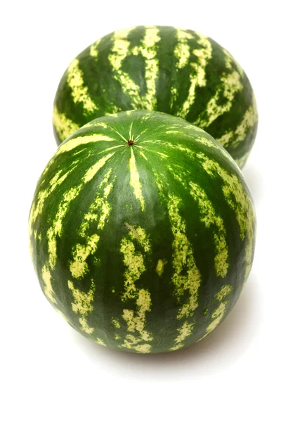 Zwei Wassermelonen — Stockfoto