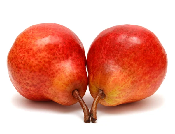 Två röda päron — Stockfoto