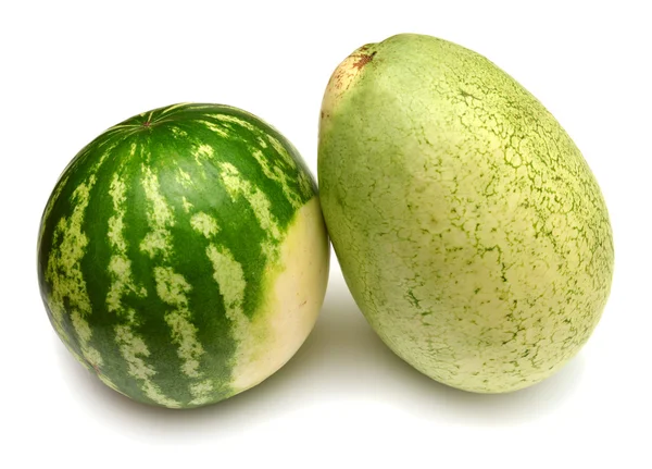 Zwei Wassermelonen — Stockfoto