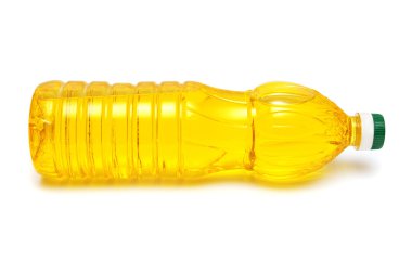 Ayçiçek yağı ile şişe