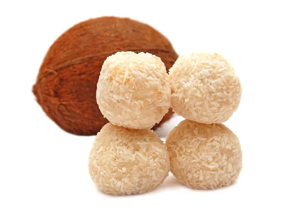 Candy and coconut — Stock Photo, Image