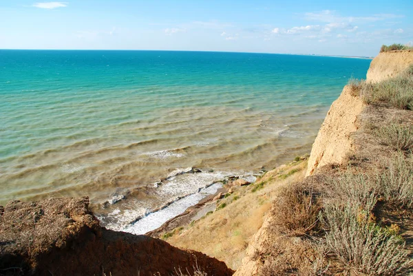 Weergeven aan de kust van een berg — Stockfoto