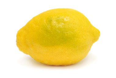 beyaz arkaplanda limon