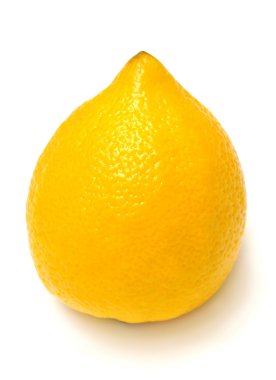 beyaz arkaplanda limon