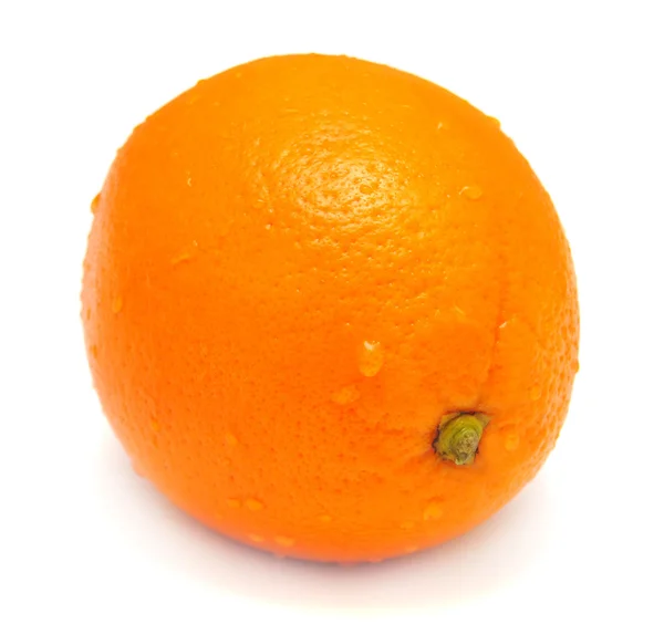 Oranje op witte achtergrond — Stockfoto