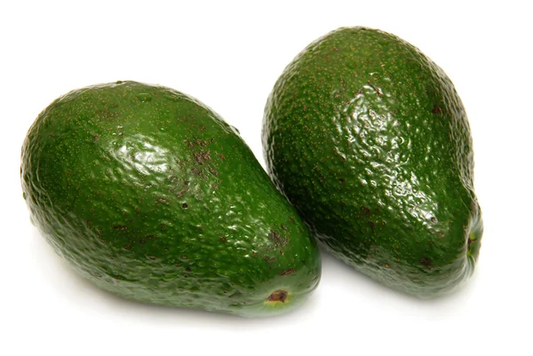 Avocado op witte achtergrond — Stockfoto