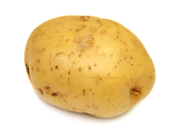 Картопля на білому тлі — стокове фото