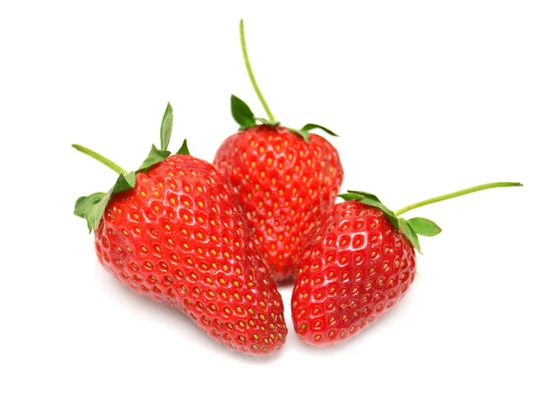 Strawberries on white background — Stock Photo, Image