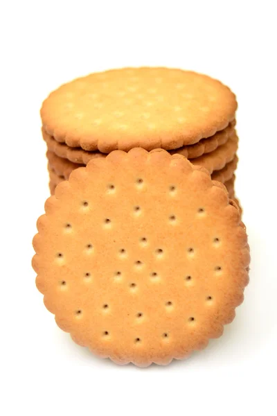 Cookies på en vit bakgrund — Stockfoto