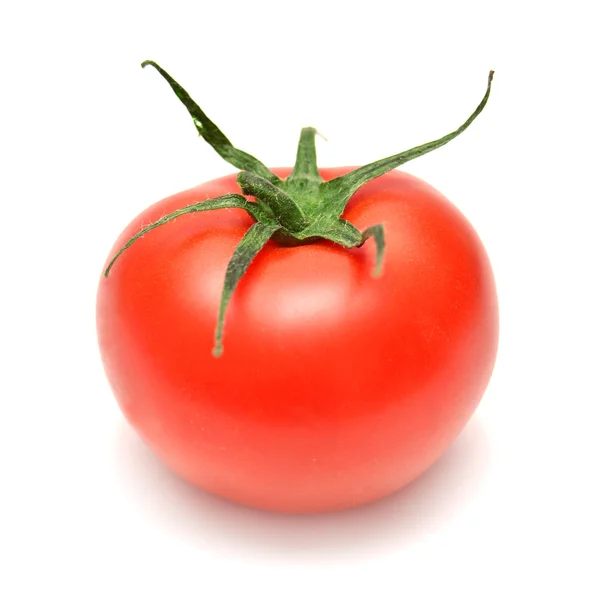 Tomate auf weißem Hintergrund — Stockfoto