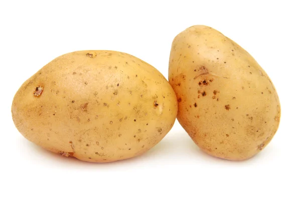 Potatoes on white background — Stock Photo, Image