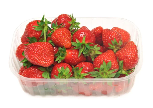 Strawberries on white background — Stock Photo, Image