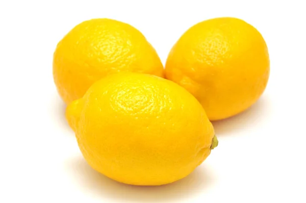 Limones sobre fondo blanco — Foto de Stock