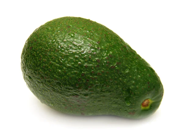 Avokado på hvit bakgrunn – stockfoto