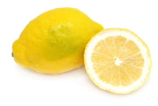 Lemon on white background — Stock Photo, Image