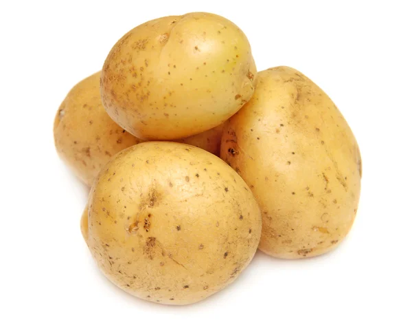 Potatoes on white background — Stock Photo, Image