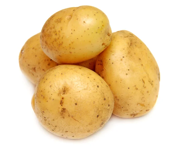 Potatoes on white background — Stock Photo, Image
