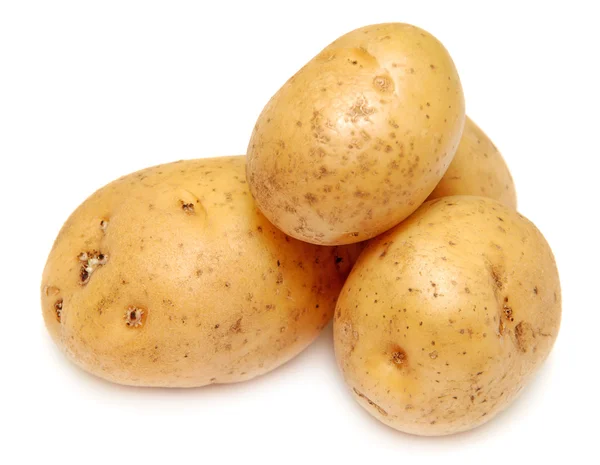 Patatas sobre fondo blanco —  Fotos de Stock