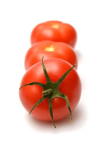 Tomato on white background — Stock Photo, Image