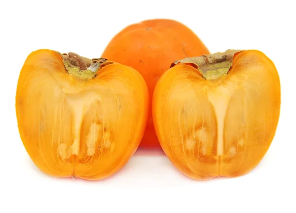 Persimmon sur fond blanc — Photo