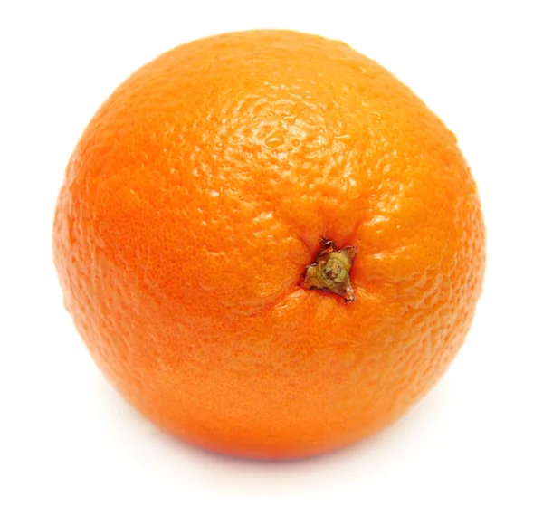 Orange på vit bakgrund — Stockfoto