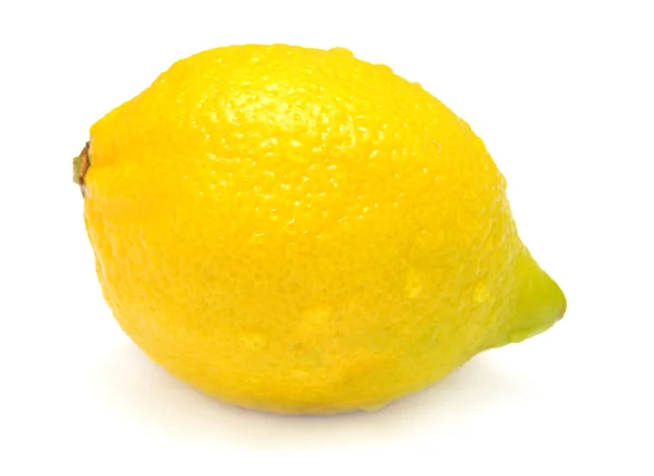 Beyaz arkaplanda limon — Stok fotoğraf