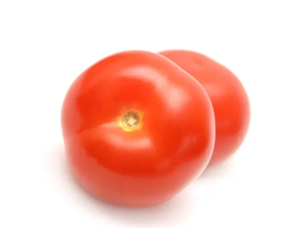 Tomato on white background — Stock Photo, Image