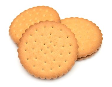 beyaz arkaplanda çerezler