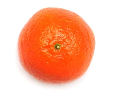 Beyaz arkaplanda Mandarin