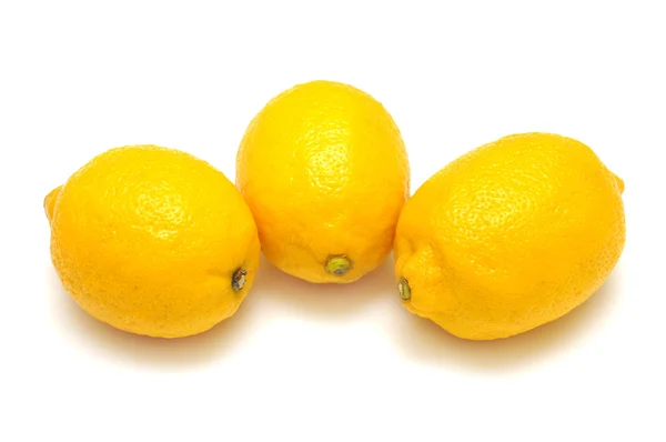 Limones sobre fondo blanco — Foto de Stock
