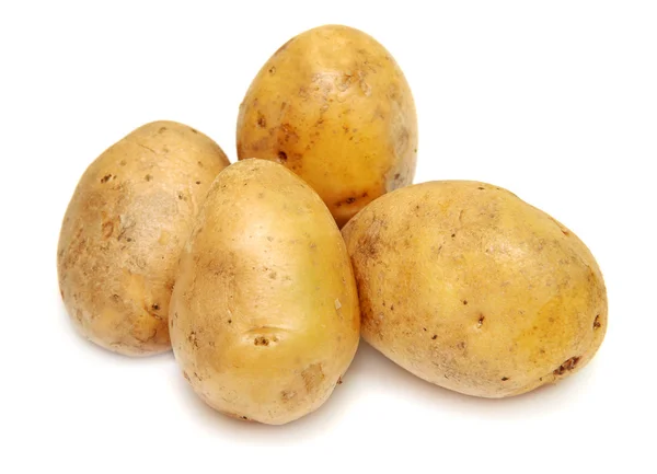 Potatoes on white background — Stock Photo, Image